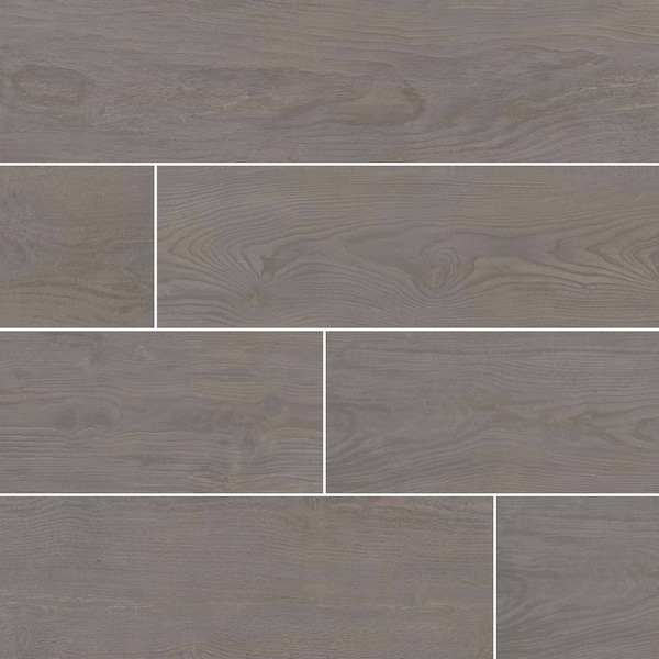 Caldera Coala 8 In. X 47 In. Glazed Porcelain Floor And Wall Tiles, 6PK